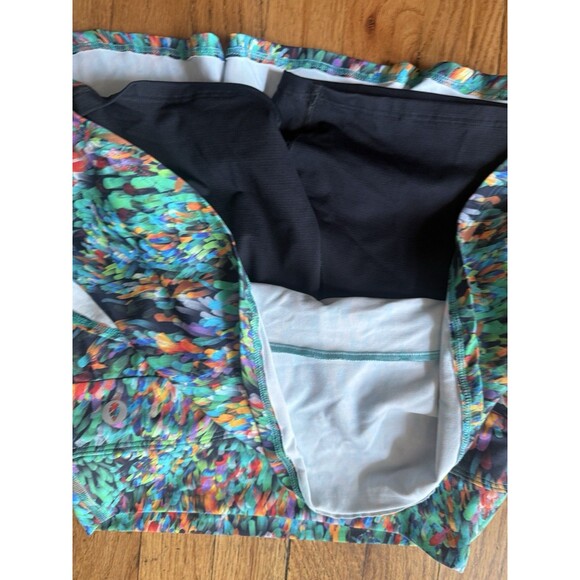 DonaJo Skort Size 1 Small Watercolor Print Tiered Ruffle Shorts Pickleball - Picture 2 of 6